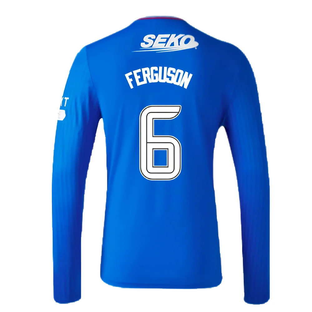 2023-2024 Rangers Long Sleeve Home Shirt (Ferguson 6)_2