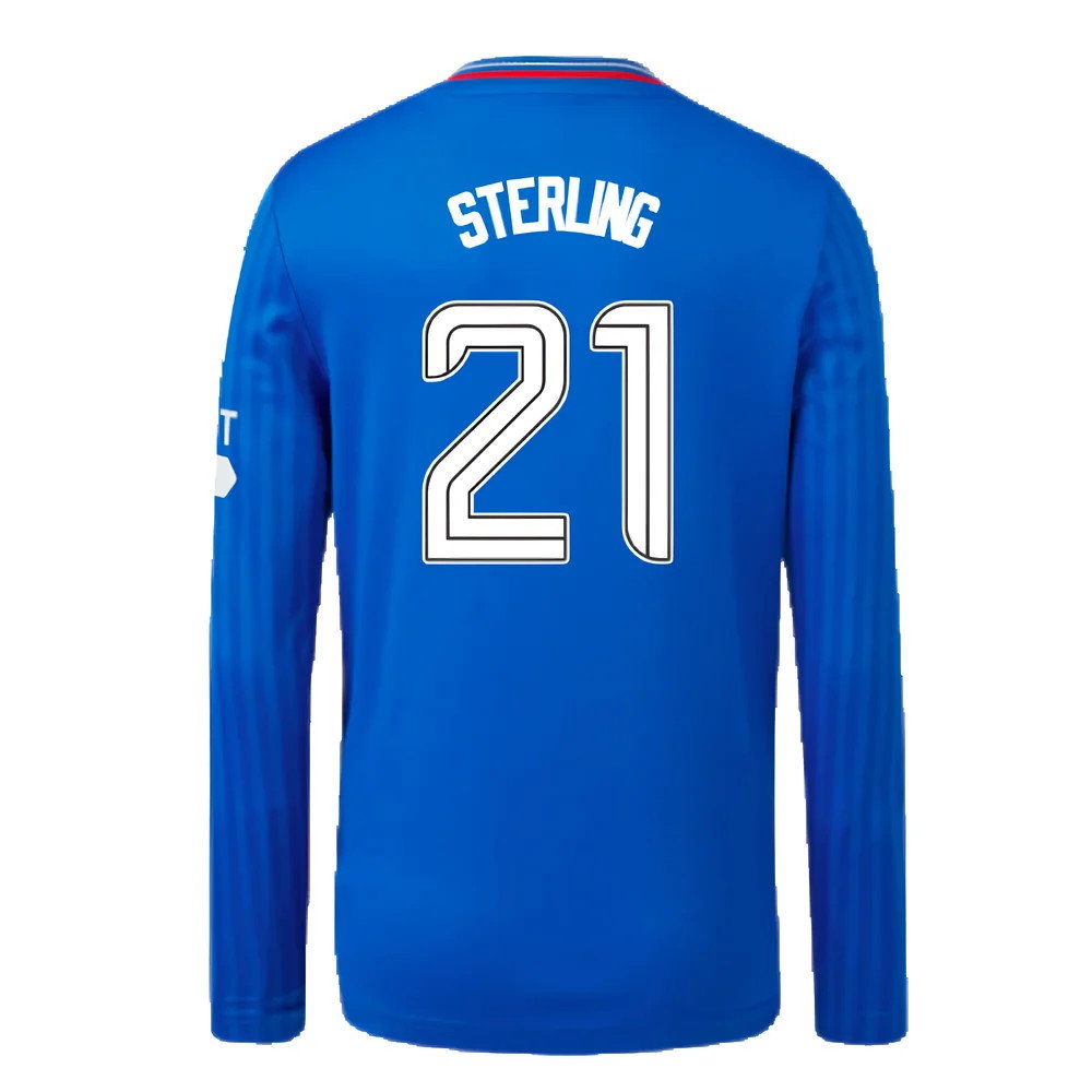 2023-2024 Rangers Long Sleeve Home Shirt (Kids) (Sterling 21)_2