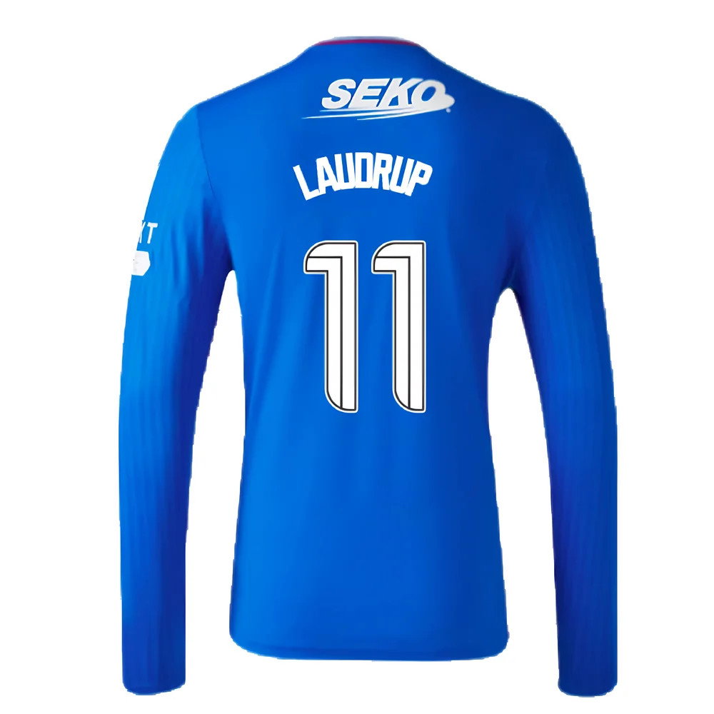 2023-2024 Rangers Long Sleeve Home Shirt (Laudrup 11)_2