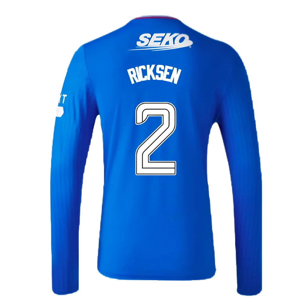 2023-2024 Rangers Long Sleeve Home Shirt (Ricksen 2)_2
