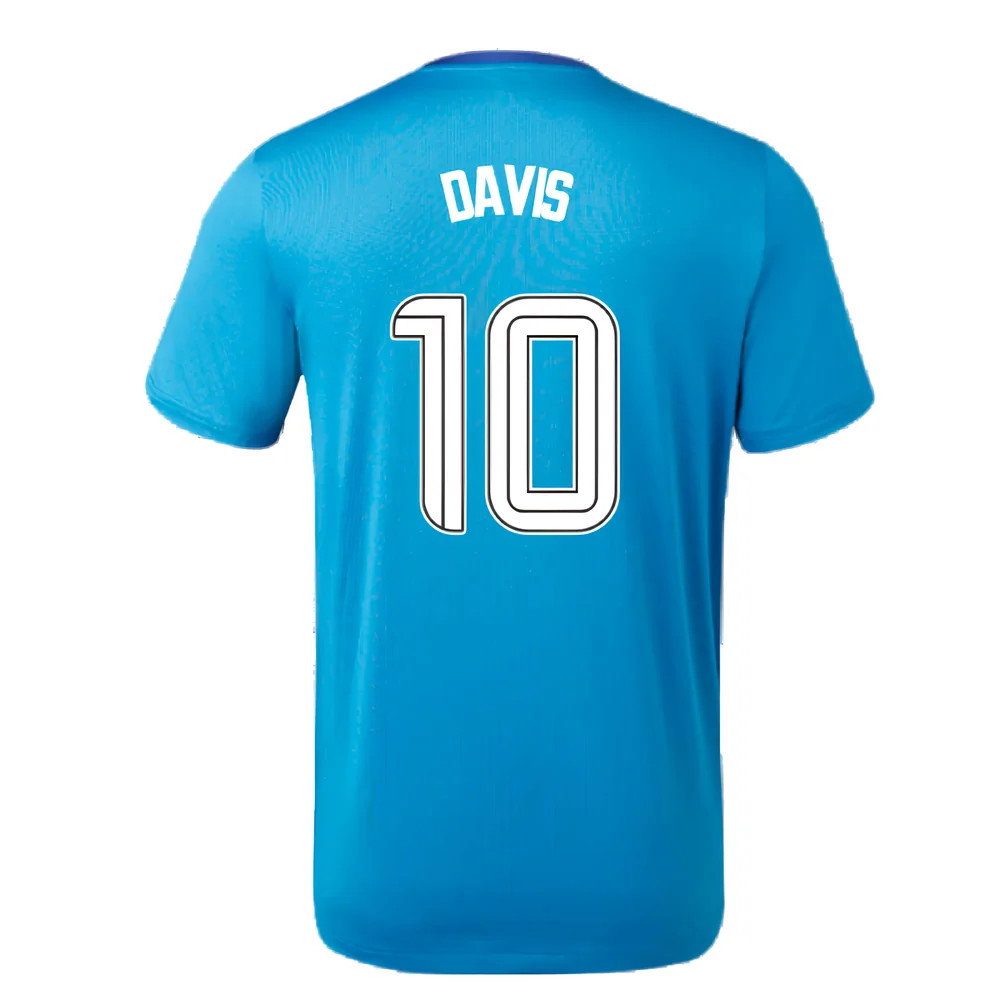 2023-2024 Rangers Players Training Tee (Deep Water) (Davis 10)_2