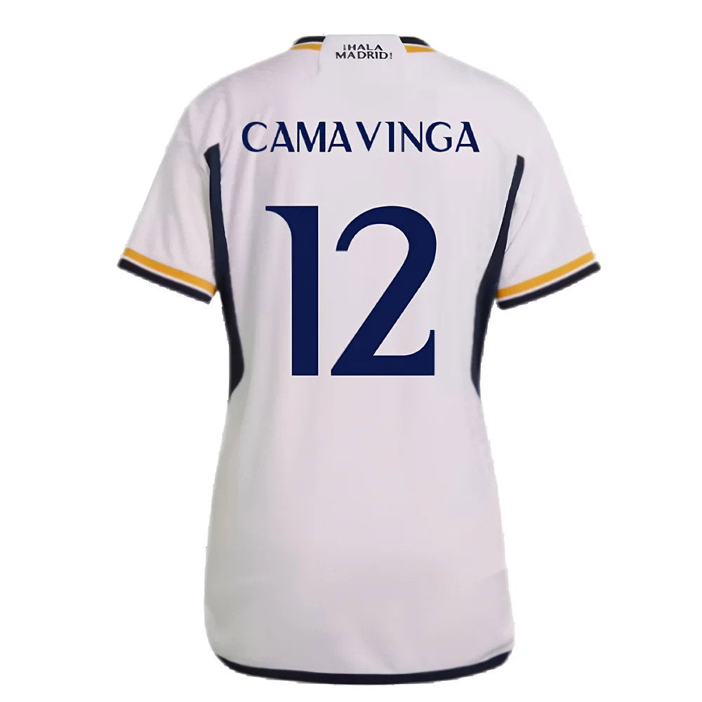2023-2024 Real Madrid Home Shirt (Ladies) (Camavinga 12)_2