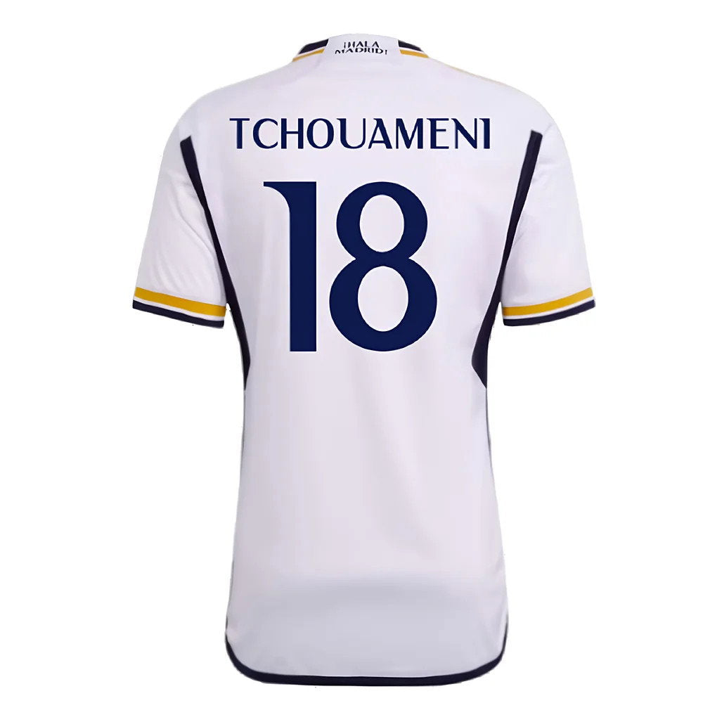 2023-2024 Real Madrid Home Shirt (Tchouameni 18)_2