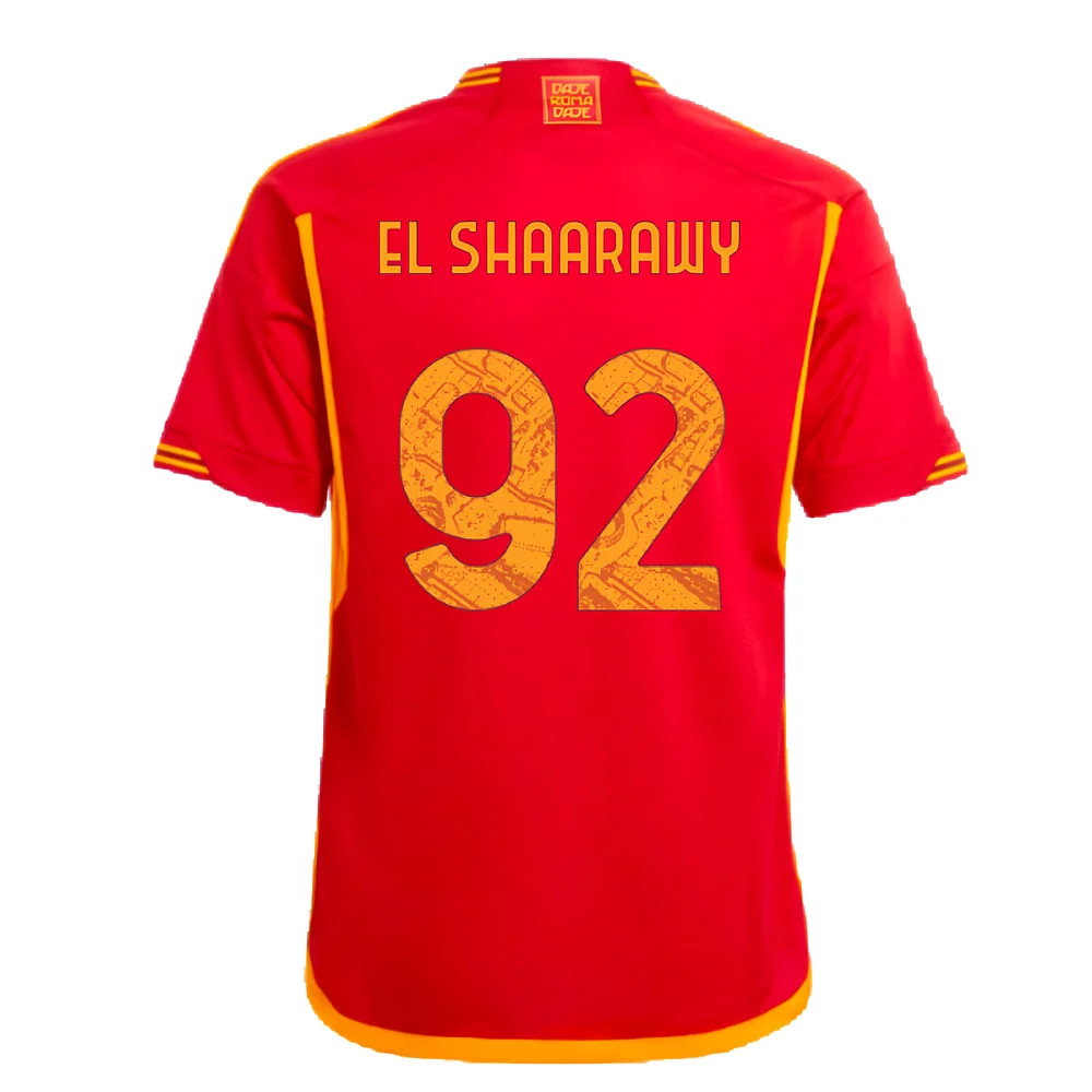 2023-2024 Roma Home Shirt (Kids) (EL SHAARAWY 92)_2