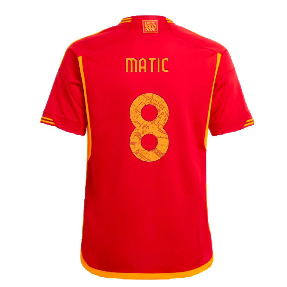 2023-2024 Roma Home Shirt (Kids) (MATIC 8)_2