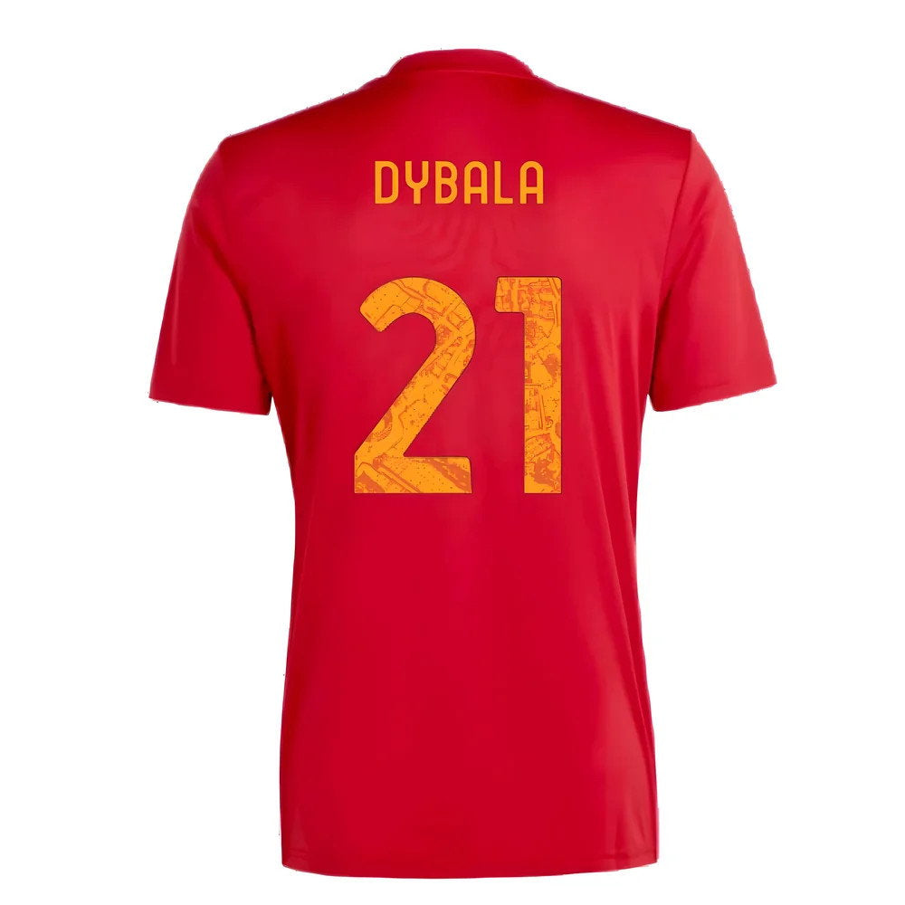 2023-2024 Roma Icon Pre-Match Shirt (Red) (DYBALA 21)_2