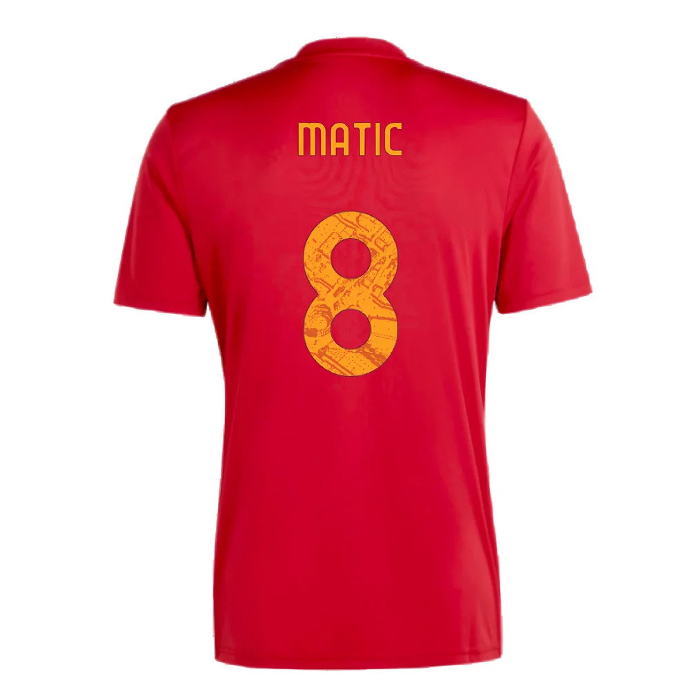 2023-2024 Roma Icon Pre-Match Shirt (Red) (MATIC 8)_2