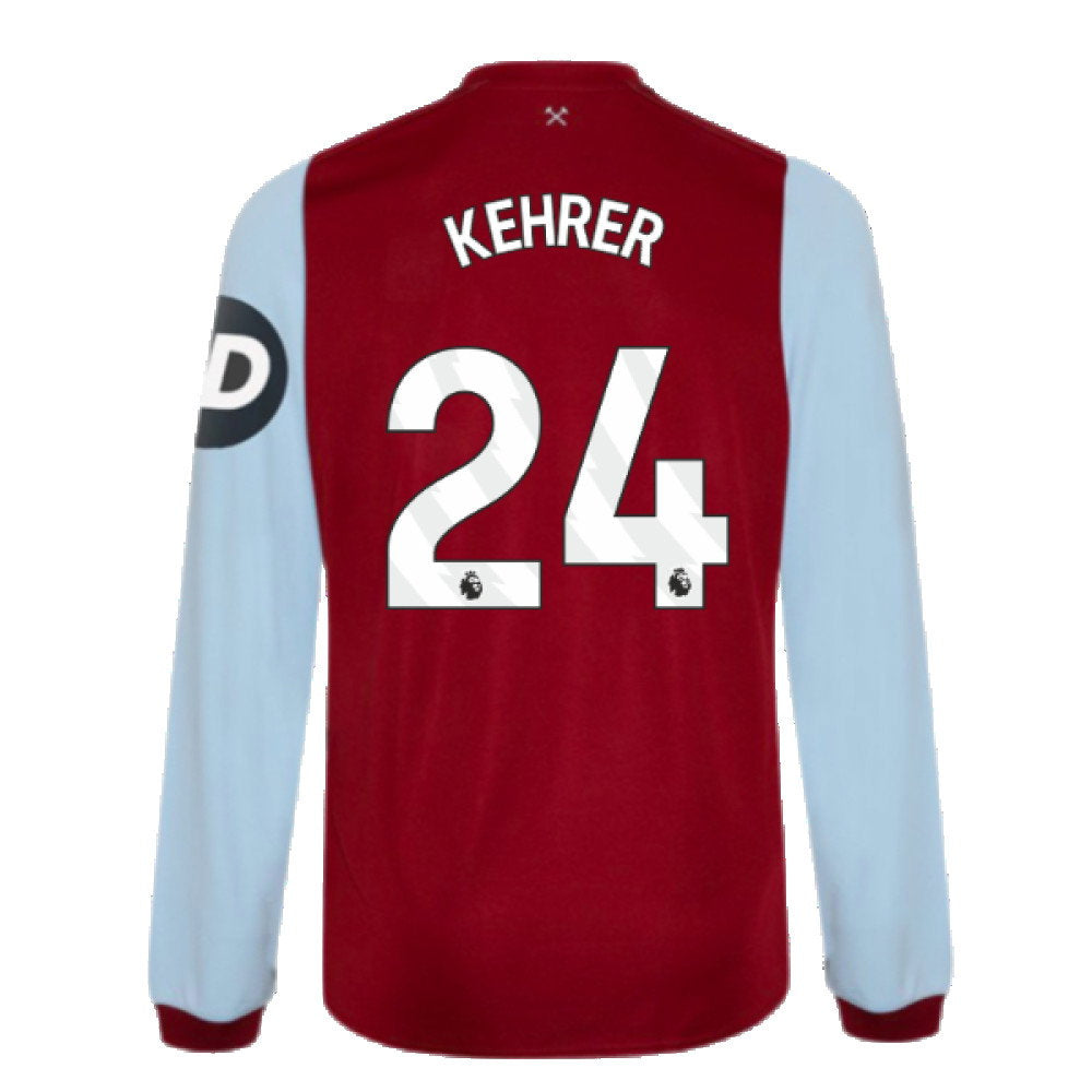 2023-2024 West Ham Long Sleeve Home Shirt (KEHRER 24)_2