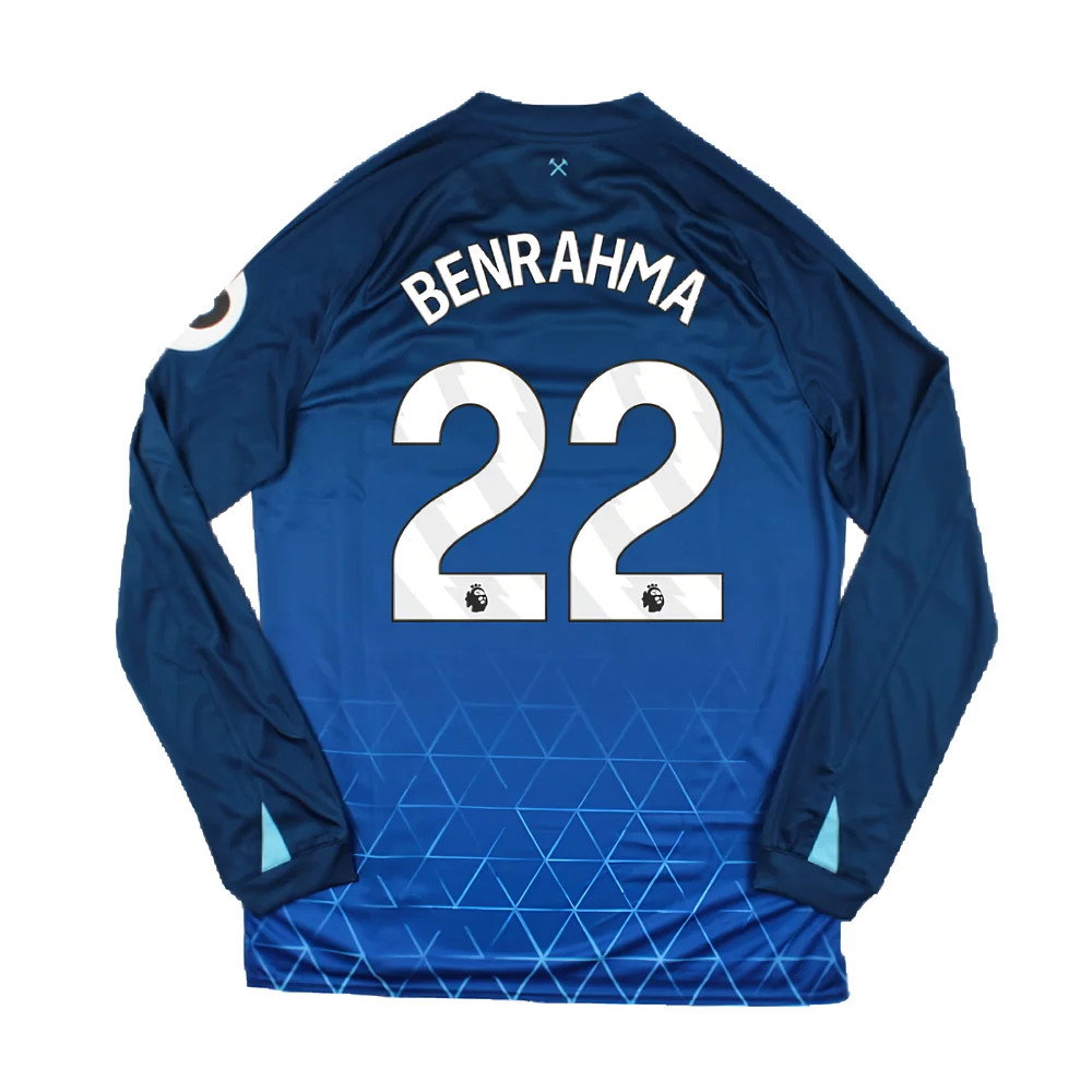 2023-2024 West Ham Long Sleeve Third Shirt (BENRAHMA 22)_2