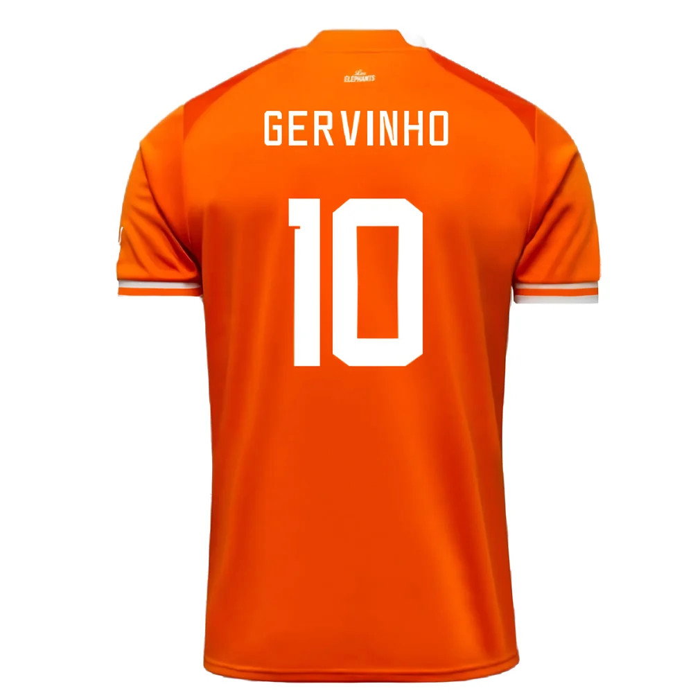 2023 Ivory Coast Home AFCON Winner Shirt (Gervinho 10)_2