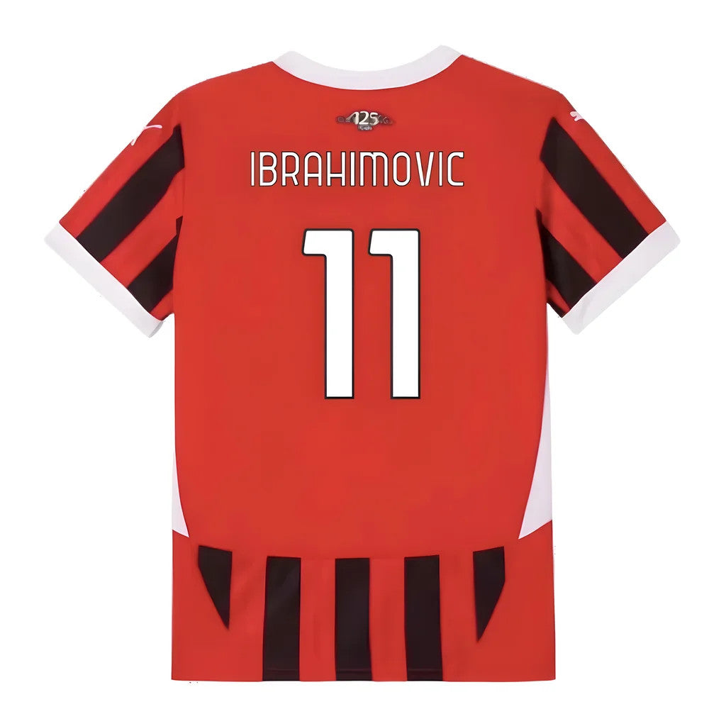 2024-2025 AC Milan Home Shirt (Kids) (Ibrahimovic 11)_2