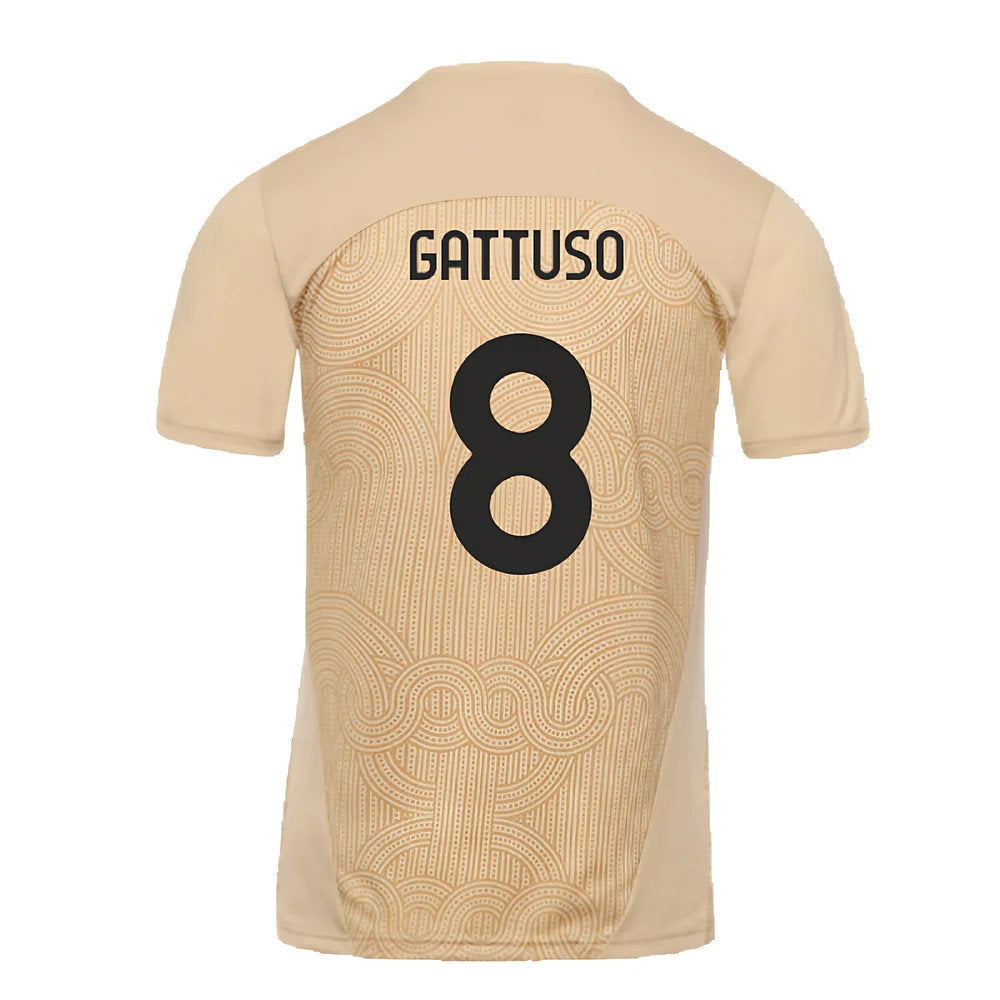 2024-2025 AC Milan Pre-Match Shirt (Putty) (Gattuso 8)_2
