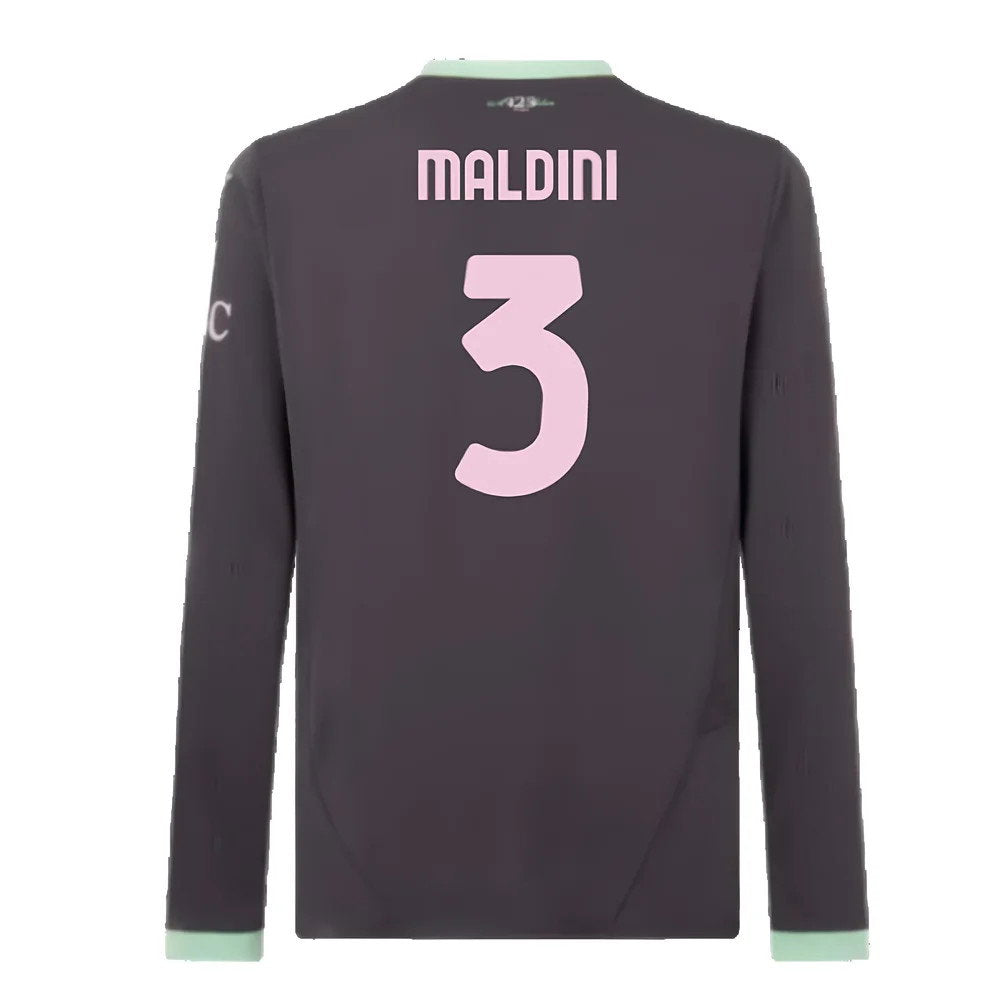2024-2025 AC Milan Third Long Sleeve Shirt (Maldini 3)_2