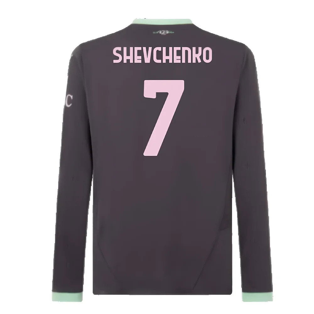 2024-2025 AC Milan Third Long Sleeve Shirt (Shevchenko 7)_2