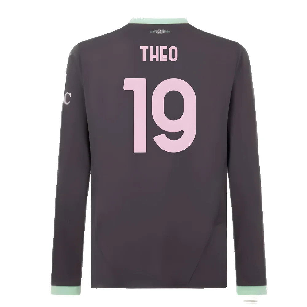 2024-2025 AC Milan Third Long Sleeve Shirt (Theo 19)_2