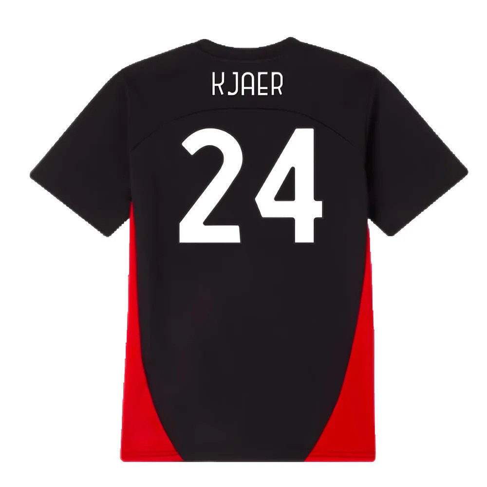 2024-2025 AC Milan Training Shirt (Black) - Kids (Kjaer 24)_2