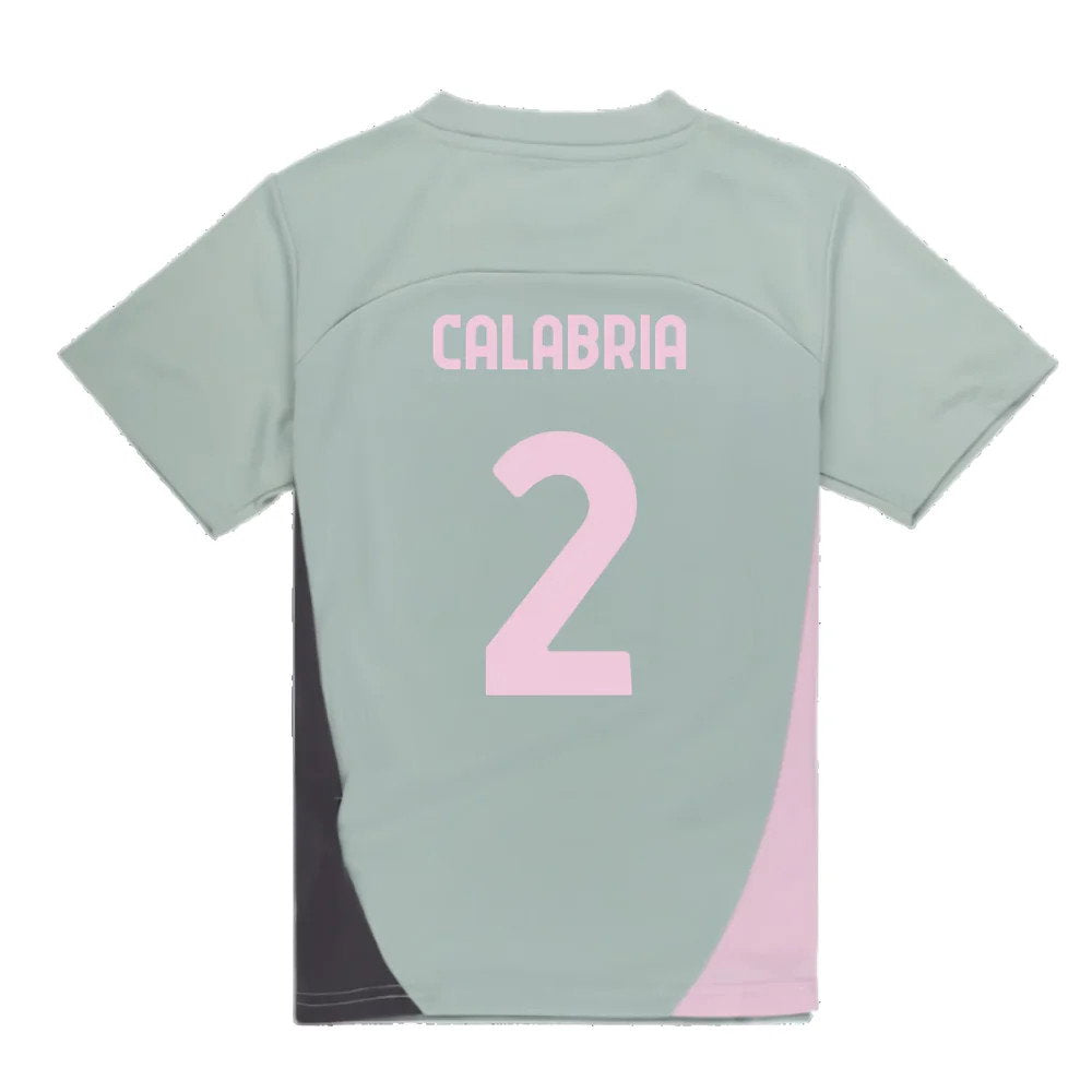 2024-2025 AC Milan Training Shirt (Green Fog) - Kids (Calabria 2)_2
