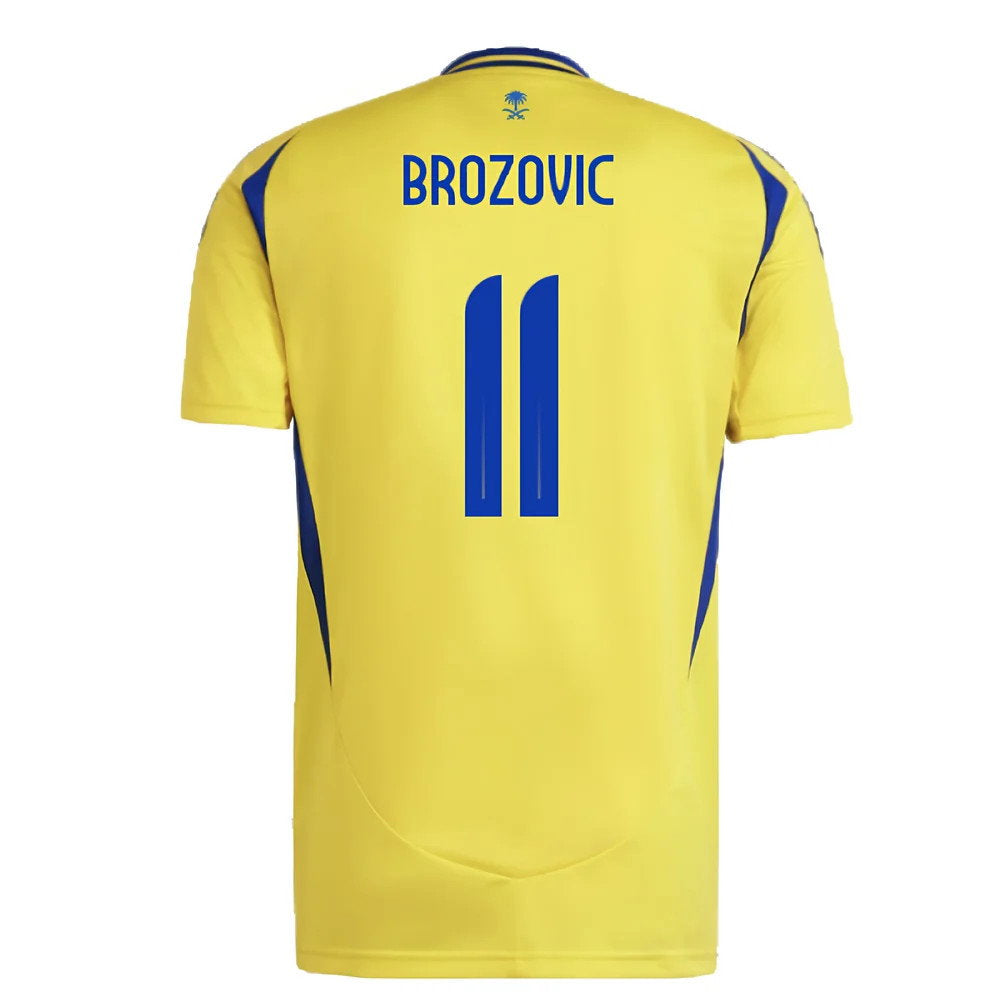 2024-2025 Al Nassr Home Shirt (Brozovic 11)_2