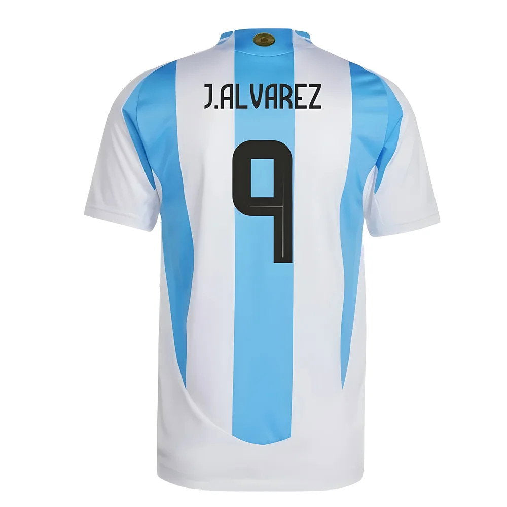 2024-2025 Argentina Authentic Home Shirt (J.ALVAREZ 9)_2
