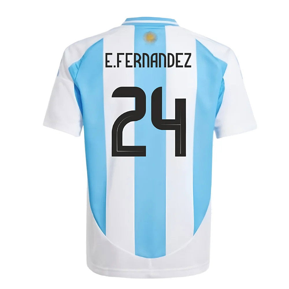2024-2025 Argentina Home Shirt (Kids) (E.FERNANDEZ 24)_2