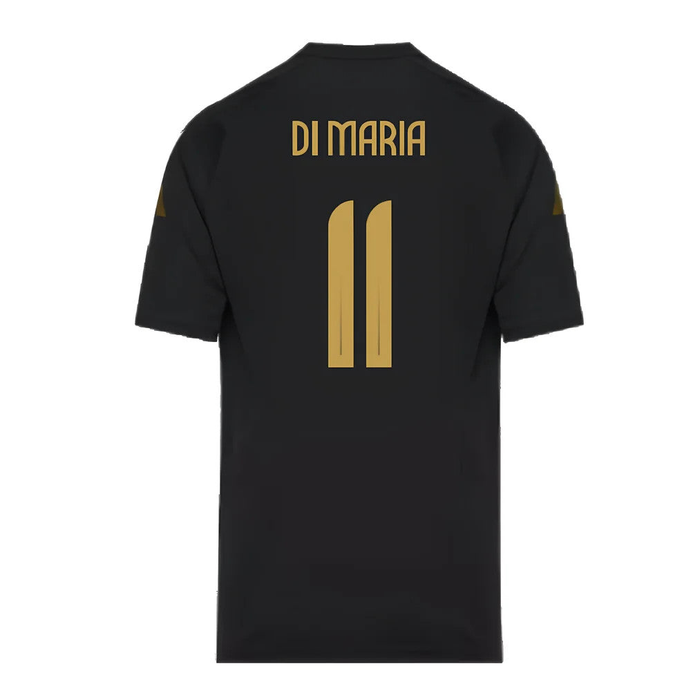 2024-2025 Argentina Pre-Match Shirt (Black) - Kids (DI MARIA 11)_2