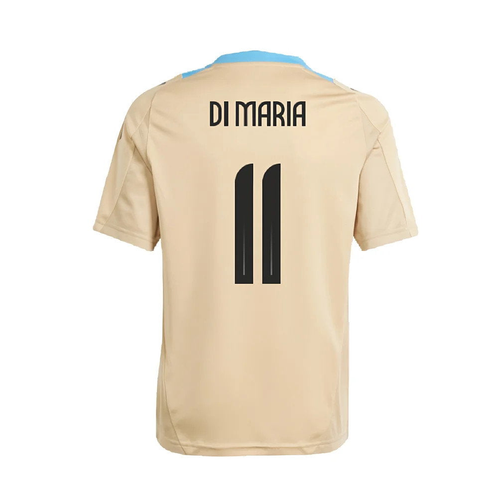 2024-2025 Argentina Training Jersey (Hazy Beige) (DI MARIA 11)_2