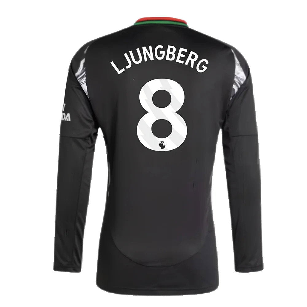 2024-2025 Arsenal Away Long Sleeve Shirt (Ljungberg 8)_2