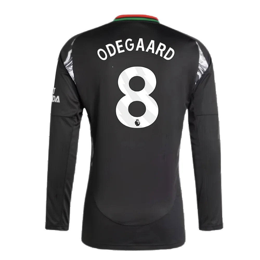 2024-2025 Arsenal Away Long Sleeve Shirt (Odegaard 8)_2