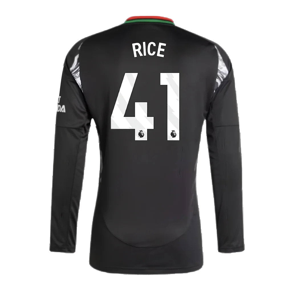 2024-2025 Arsenal Away Long Sleeve Shirt (Rice 41)_2