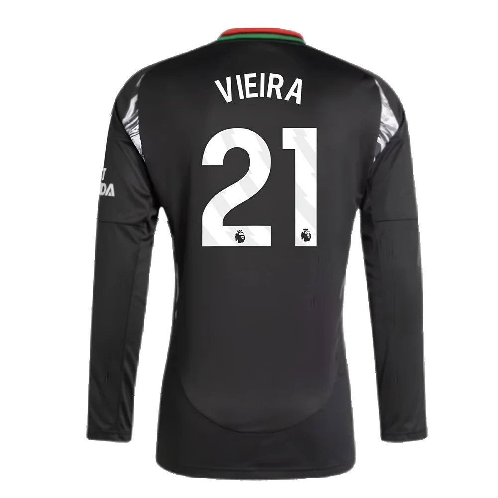 2024-2025 Arsenal Away Long Sleeve Shirt (Vieira 21)_2