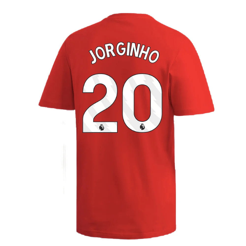 2024-2025 Arsenal DNA Graphic Tee (Red) (Jorginho 20)_2
