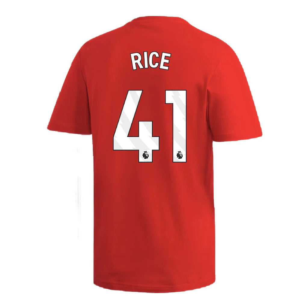 2024-2025 Arsenal DNA Graphic Tee (Red) (Rice 41)_2