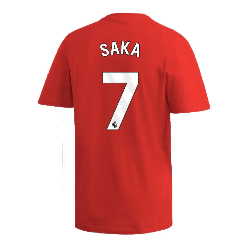 2024-2025 Arsenal DNA Graphic Tee (Red) (Saka 7)_2