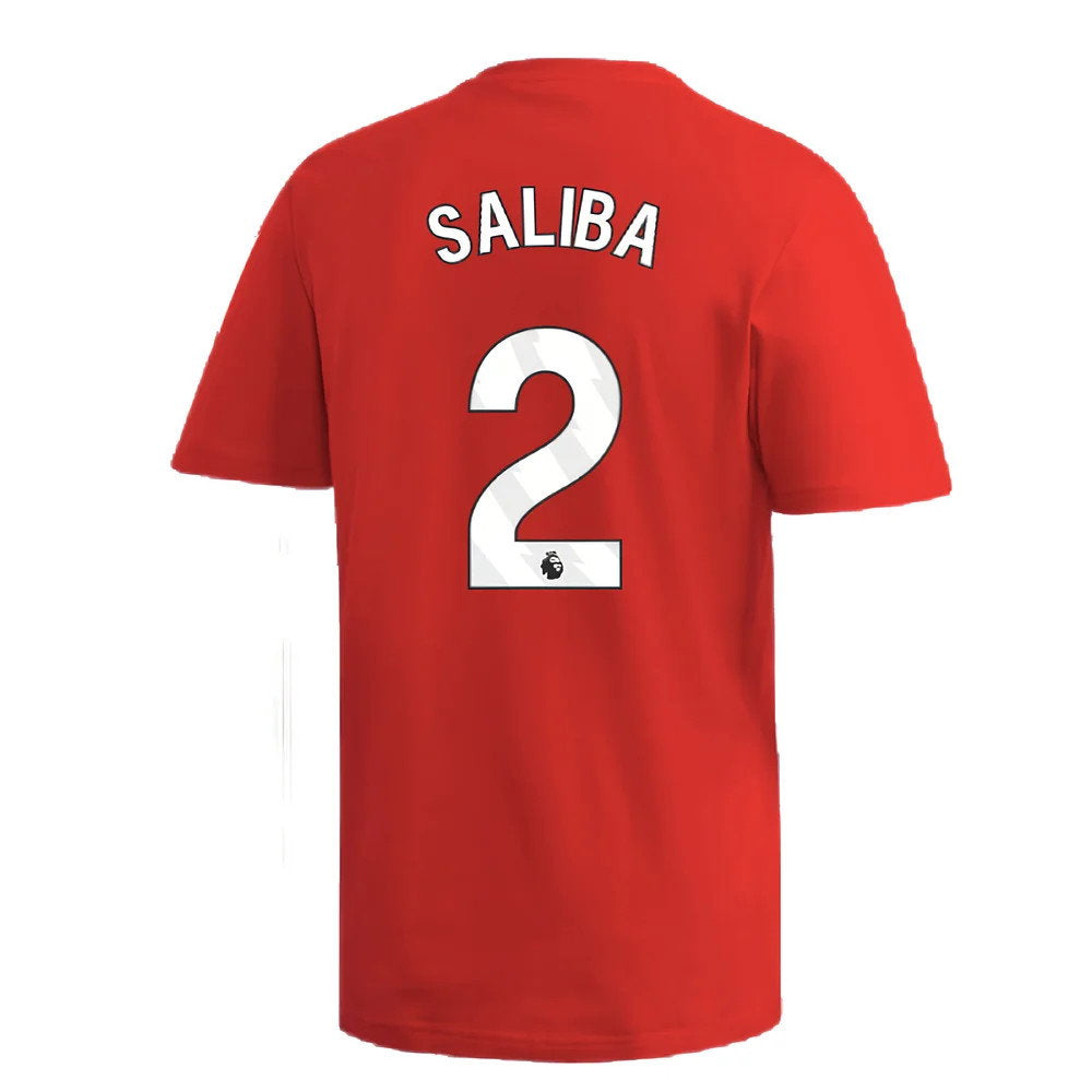 2024-2025 Arsenal DNA Graphic Tee (Red) (Saliba 2)_2