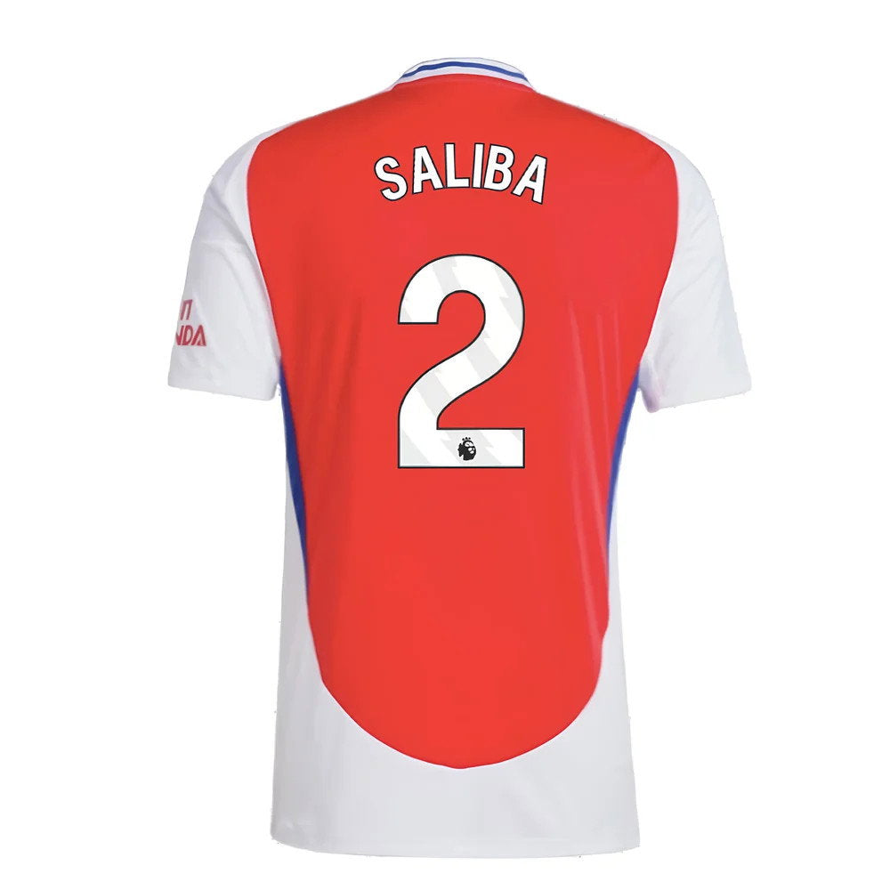 2024-2025 Arsenal Home Shirt (Saliba 2)_2