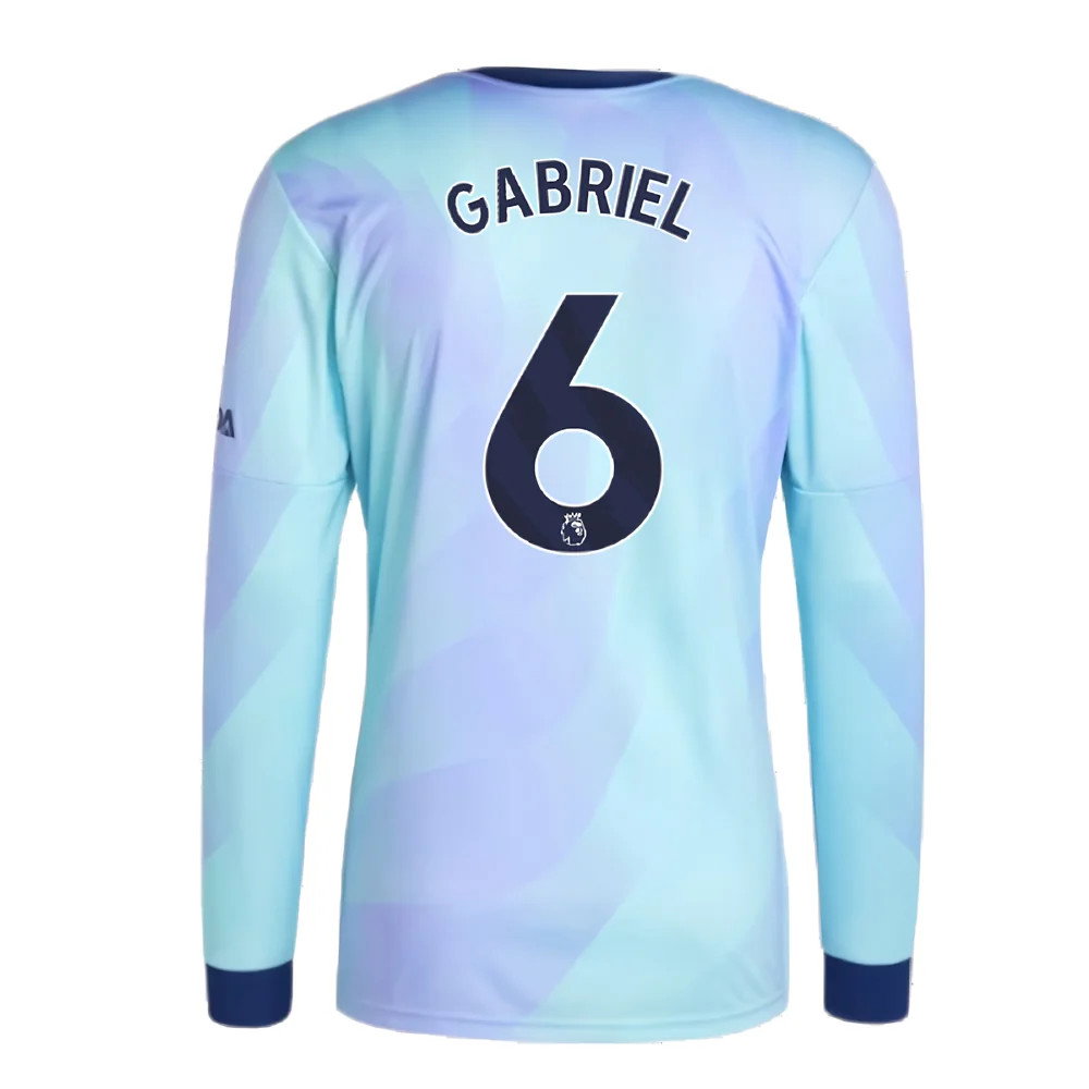 2024-2025 Arsenal Long Sleeve Third Shirt (Gabriel 6)_2