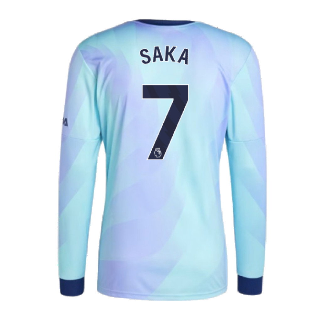2024-2025 Arsenal Long Sleeve Third Shirt (Saka 7)_2