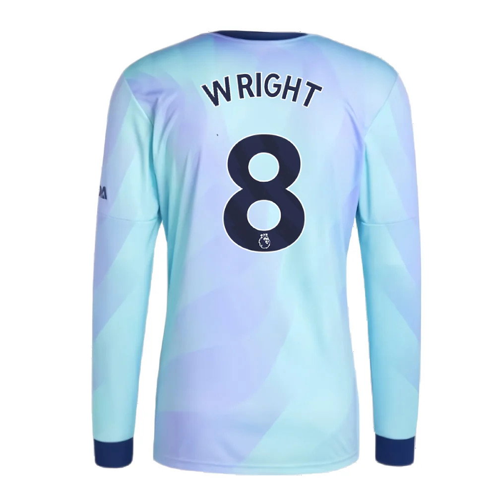 2024-2025 Arsenal Long Sleeve Third Shirt (Wright 8)_2