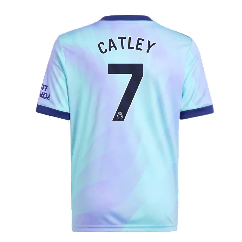2024-2025 Arsenal Third Shirt (Kids) (Catley 7)_2