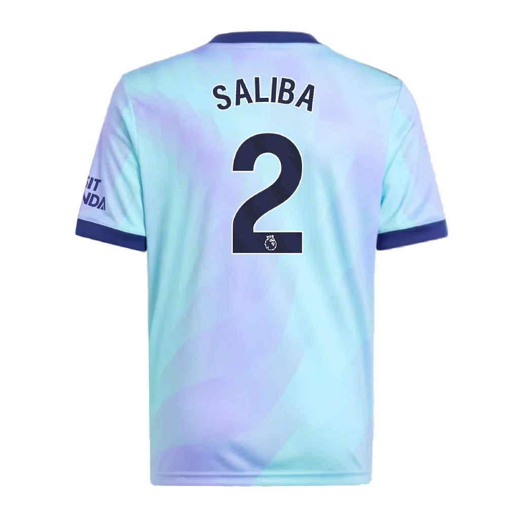2024-2025 Arsenal Third Shirt (Kids) (Saliba 2)_2
