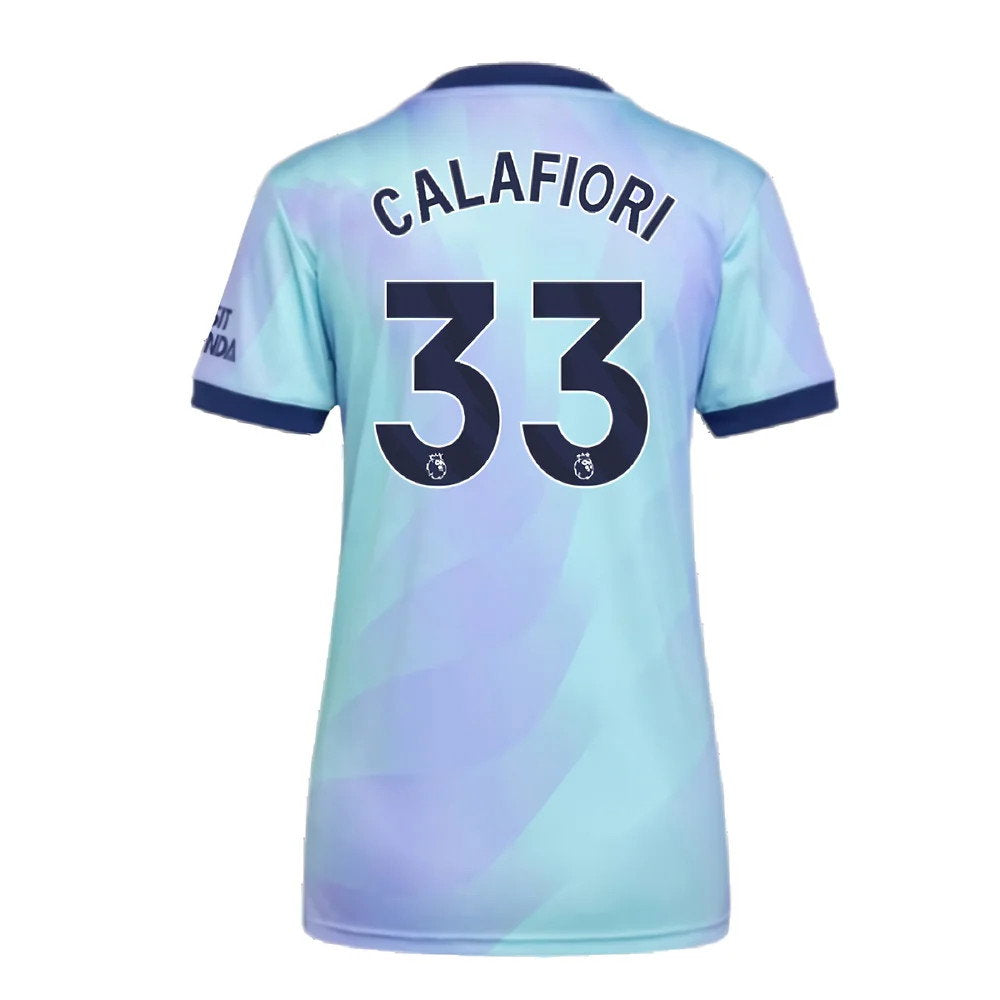 2024-2025 Arsenal Third Shirt (Womens) (Calafiori 33)_2