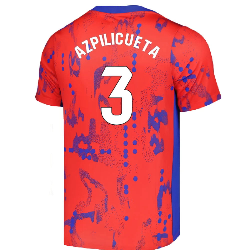 2024-2025 Atletico Madrid Dri-FIT Pre-Match Shirt (Red) (Azpilicueta 3)_2