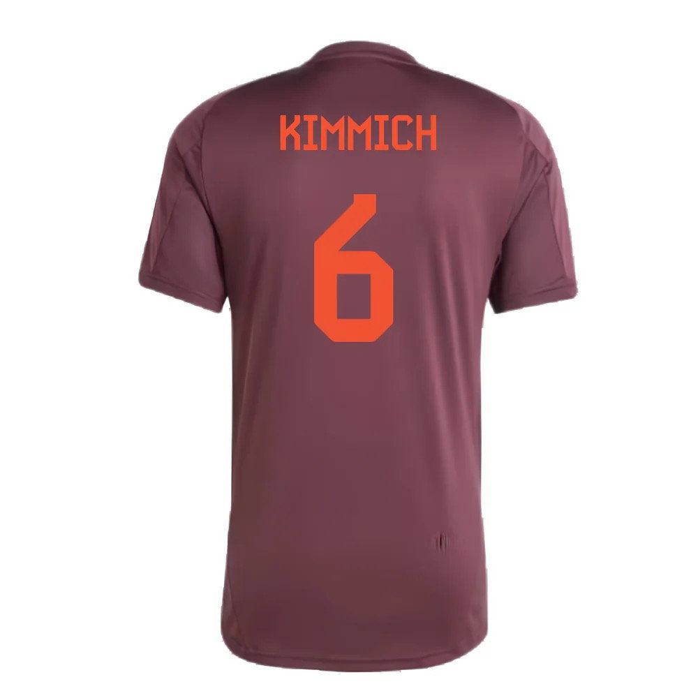 2024-2025 Bayern Munich Training Shirt (Shadow Maroon) (Kimmich 6)_2