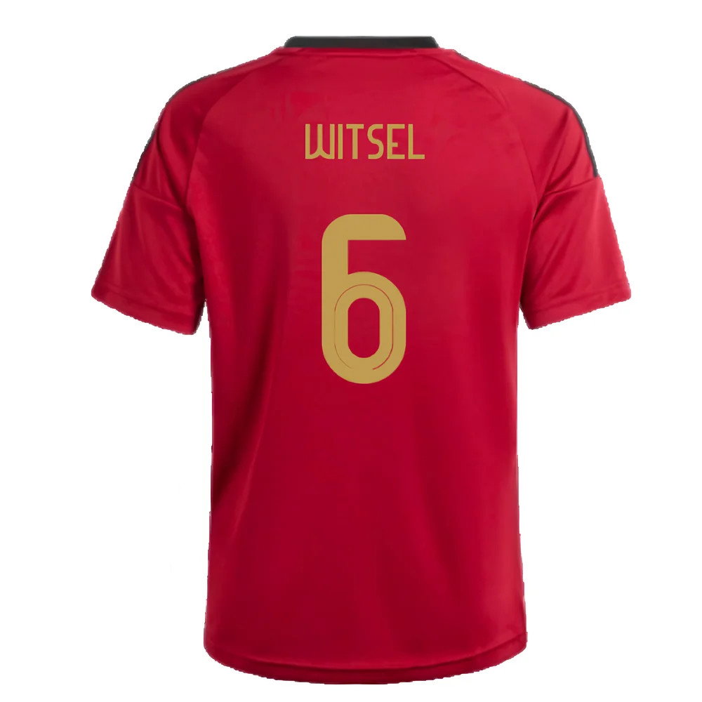 2024-2025 Belgium Home Fan Shirt (Kids) (Witsel 6)_2