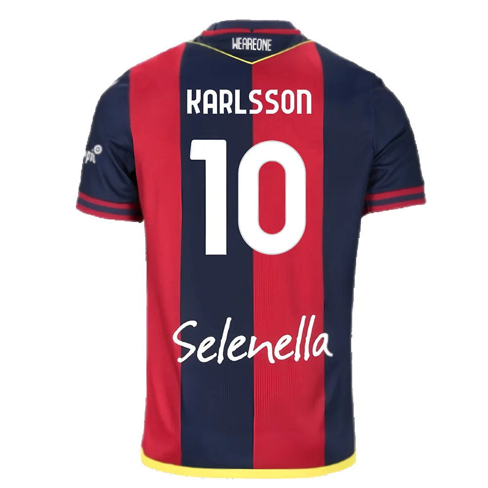 2024-2025 Bologna Home Shirt (Kids) (Karlsson 10)_2
