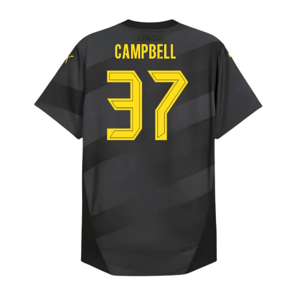 2024-2025 Borussia Dortmund Authentic Away Shirt (Campbell 37)_0