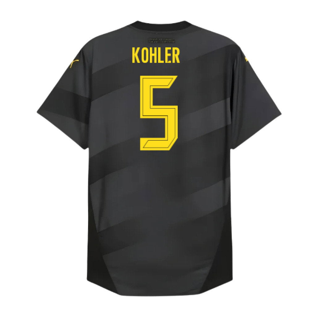 2024-2025 Borussia Dortmund Authentic Away Shirt (Kohler 5)_0