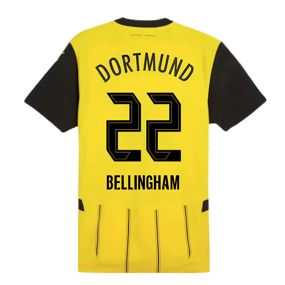2024-2025 Borussia Dortmund Authentic Home Shirt (Bellingham 22)_2