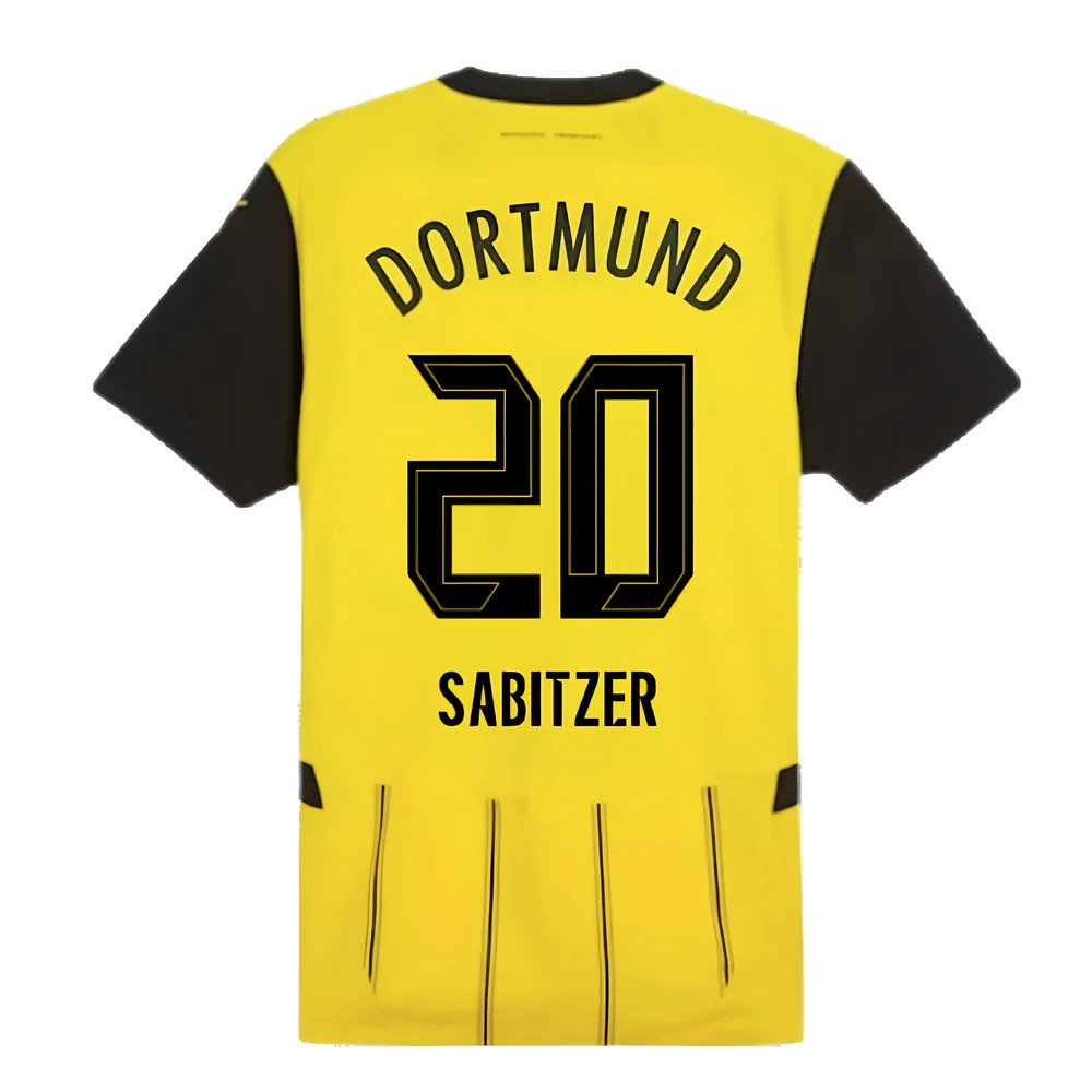 2024-2025 Borussia Dortmund Authentic Home Shirt (Sabitzer 20)_2