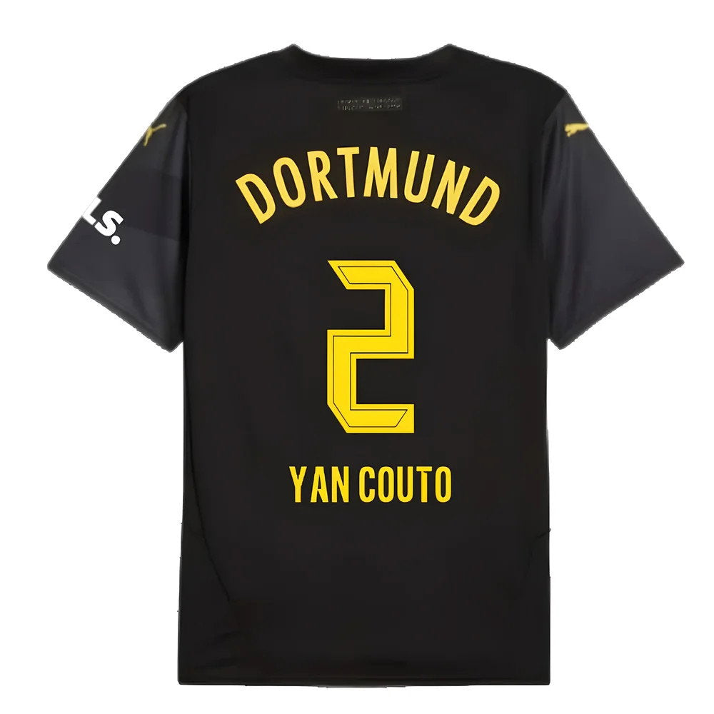 2024-2025 Borussia Dortmund Away Shirt (Kids) (Yan Couto 2)_2